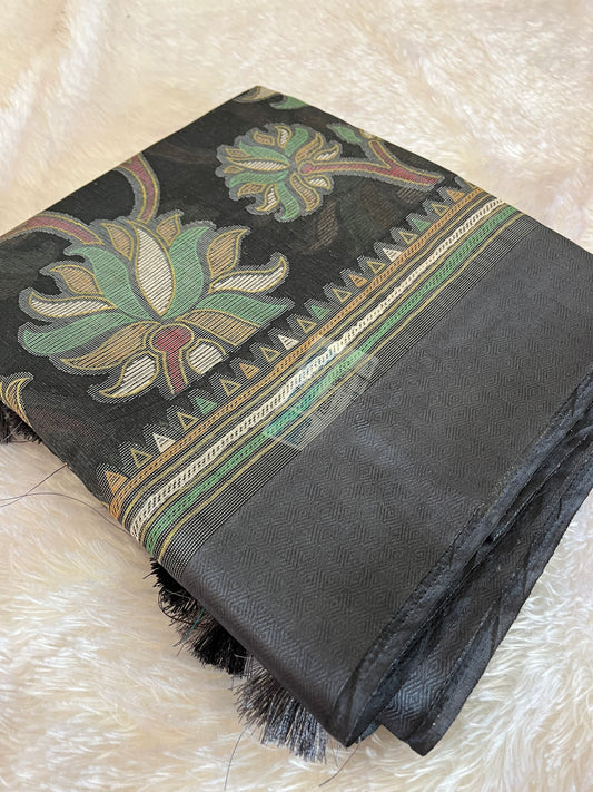 Linen chiffon