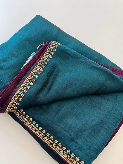 Stone work fancy saree