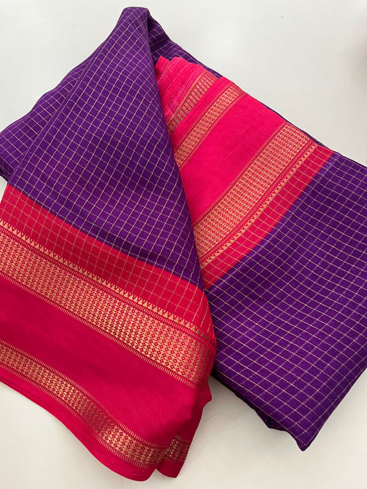 Crepe chiffon Saree