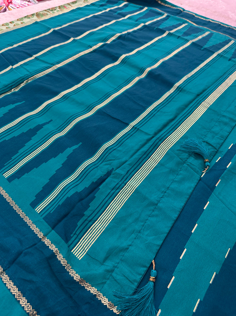 Pichwai Silk Printed-JU3