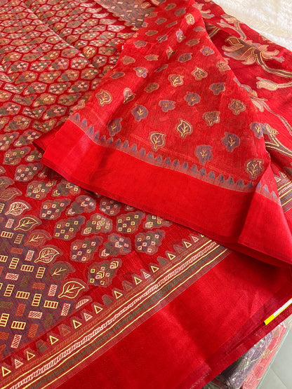 Linen chiffon