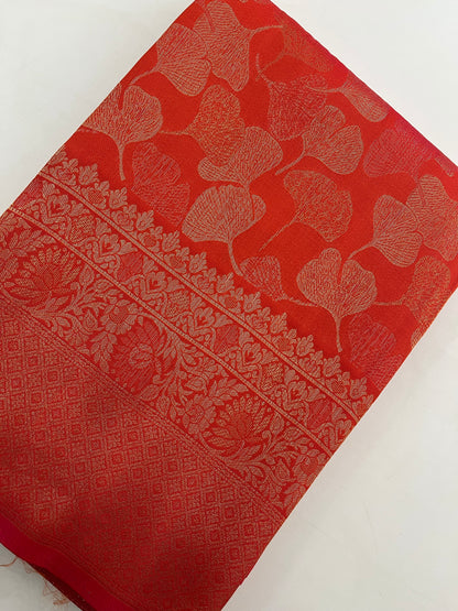 Double zari Soft Saree