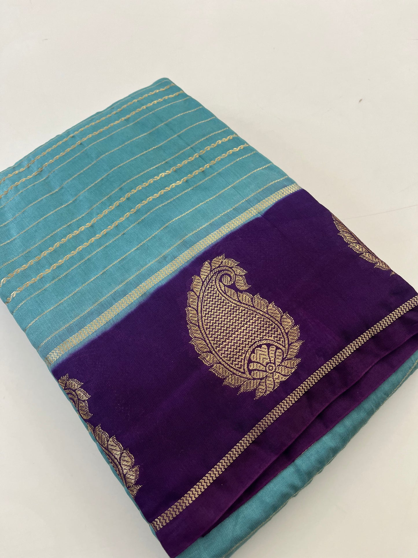Semi Mysore silk new design