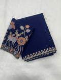 Rangoli silk  Saree with Multi Emrodiry sequins Work With Embroidery Beautiful blouse 😍
