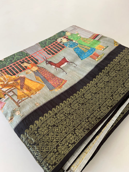 Crush Tussar  Designer