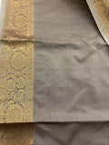 New collection in Kanchi Semi Silk sarees for Varmahalaxmi with contrast matching blouse piece-JU30