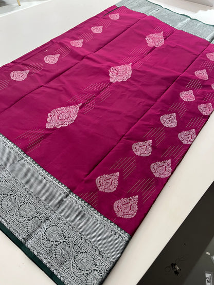3012 SEMI SILK SAREES