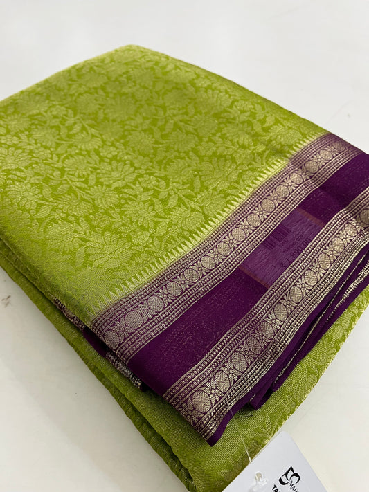 Brocade Banarasi soft silk
