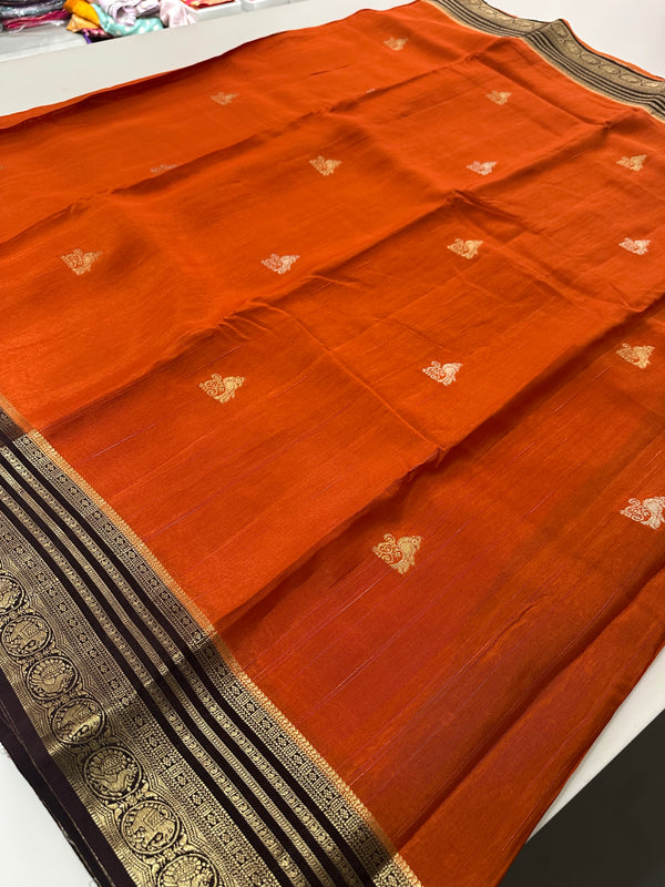 Premium Tussar Fancy Saree-AU6