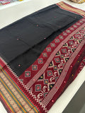 Premium Designer Chanderi Mul Fabric With Designer Border and Weaving Pallu with Tassels❤️❤️-J23