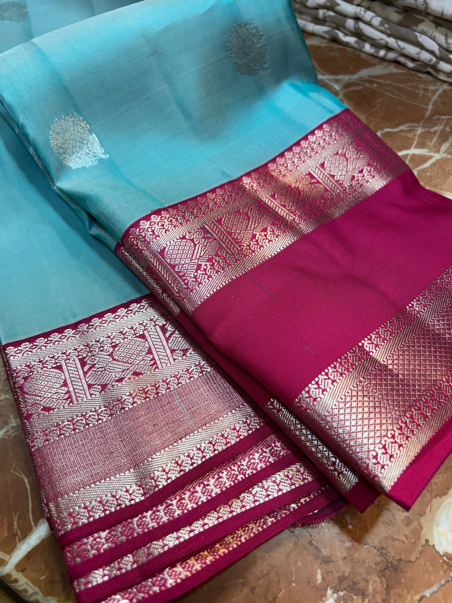 PURE KANJEEVARAM SILK BENTEX BORDER-SILK0810