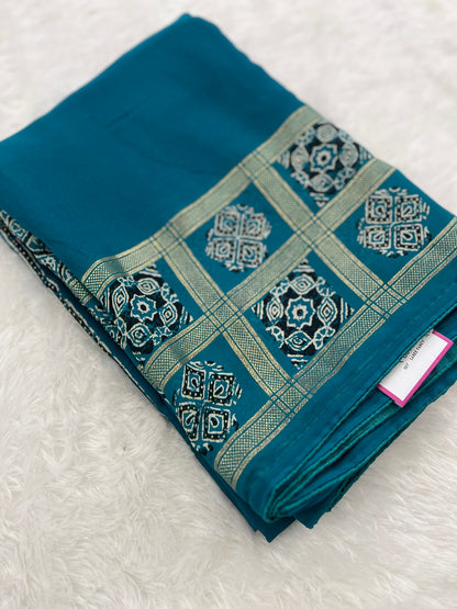 Bandhini Crape Chiffon