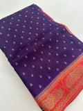 Jute Tussar Premium Contrast-J29