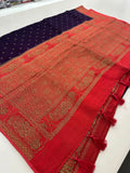Jute Tussar Premium Contrast-J29