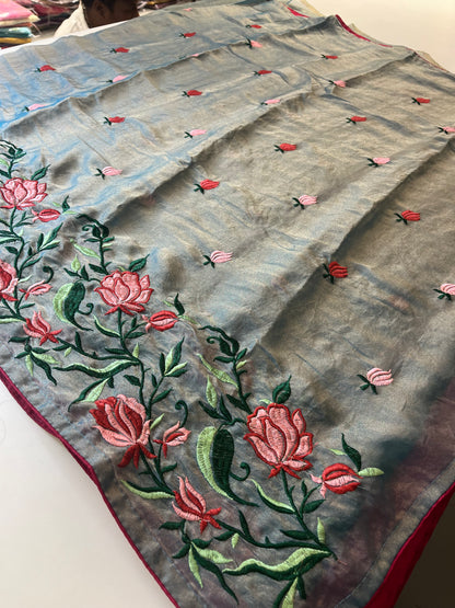 Designer Simmer Fancy Saree