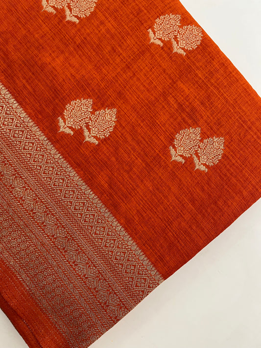 Linen Fancy Saree