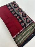 Premium Designer Chanderi Mul Fabric With Designer Border and Weaving Pallu with Tassels❤️❤️-J23