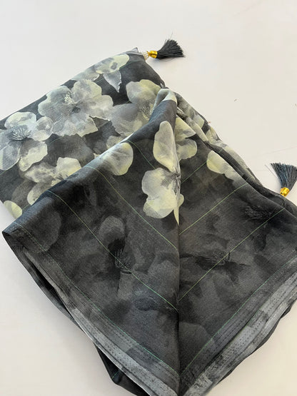 Floral chiffon