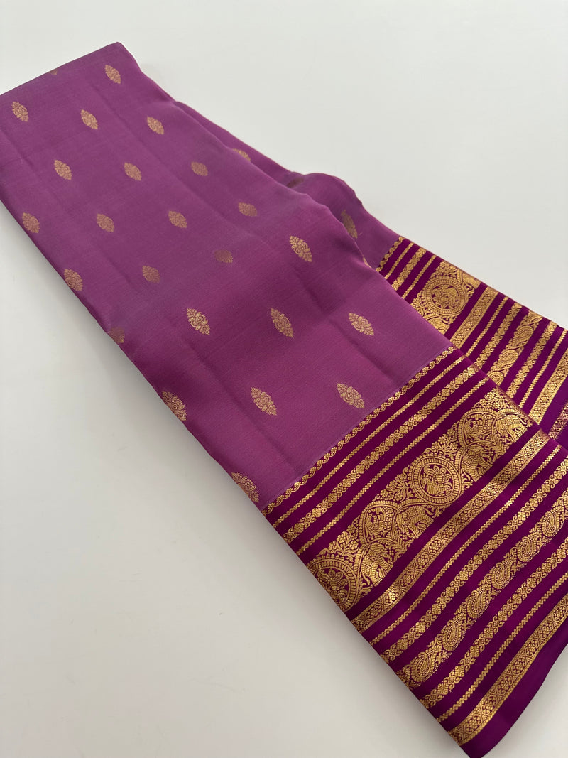 Self Kanchi Silk Sarees🌹-AU14