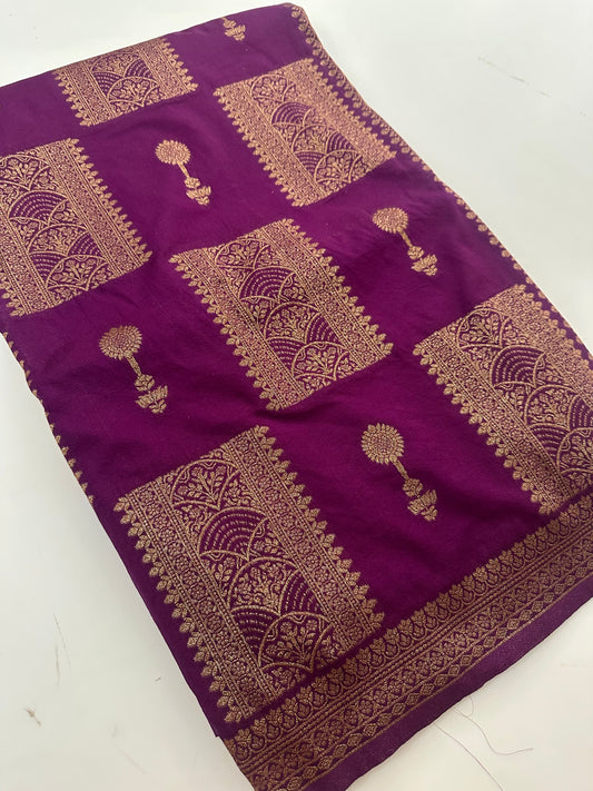 Kalamkari Tussar Printed-M26