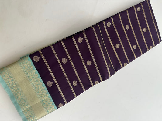 Semi Kanchi/Vegan Silk Saree-11