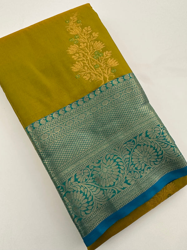 Semi Kanchi Silk Saree-J30