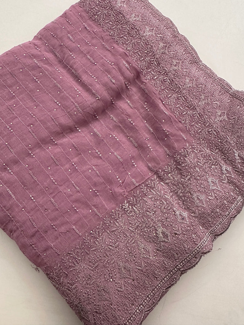 Soft Organza Fancy Saree-J24