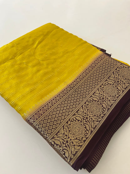 Designer Crape silk saree