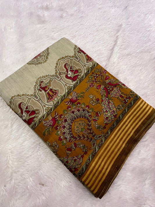 Crape chiffon printed