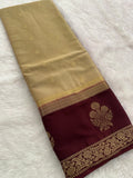 Semi Mysore Crape Silk saree-JU19