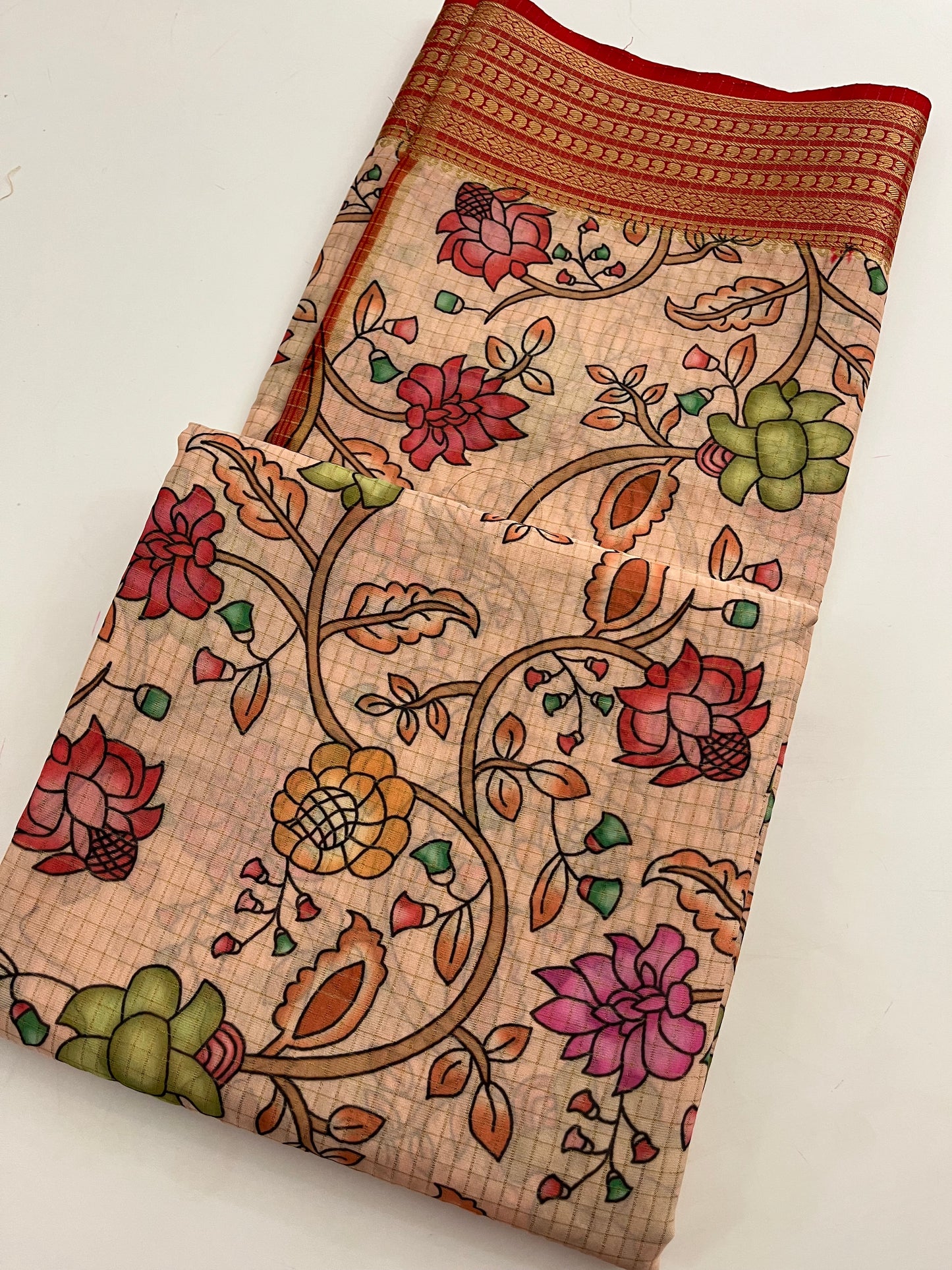 259 FLORAL SEMI  MYSORE SILK