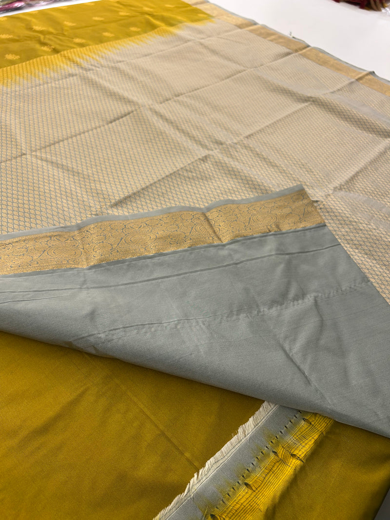 New collection in Kanchi Semi Silk sarees for Varmahalaxmi with contrast matching blouse piece-JU30