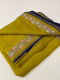🌹Light Weight Soft Premium Georgette Chiffon Sarees With Contrast Work Blouse Looks Beautiful When Draped🌹 -JU18