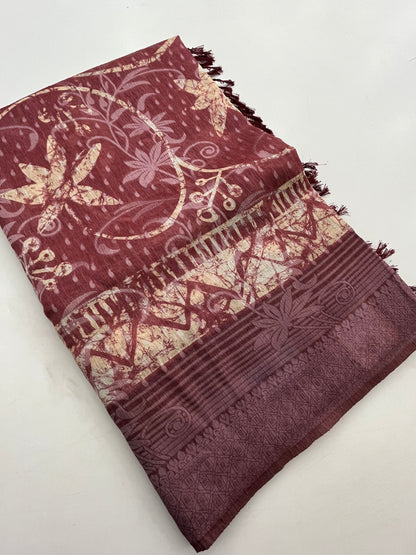 Printed Tussar Fancy
