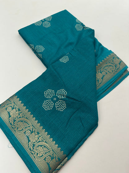 Tussar Chiffons Lines-J13
