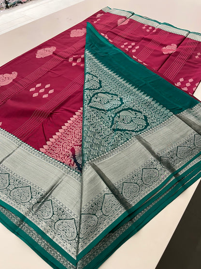 Semi Kanchi  Silk Saree