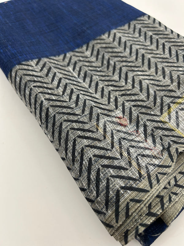 Cotton Fancy Saree-JU30