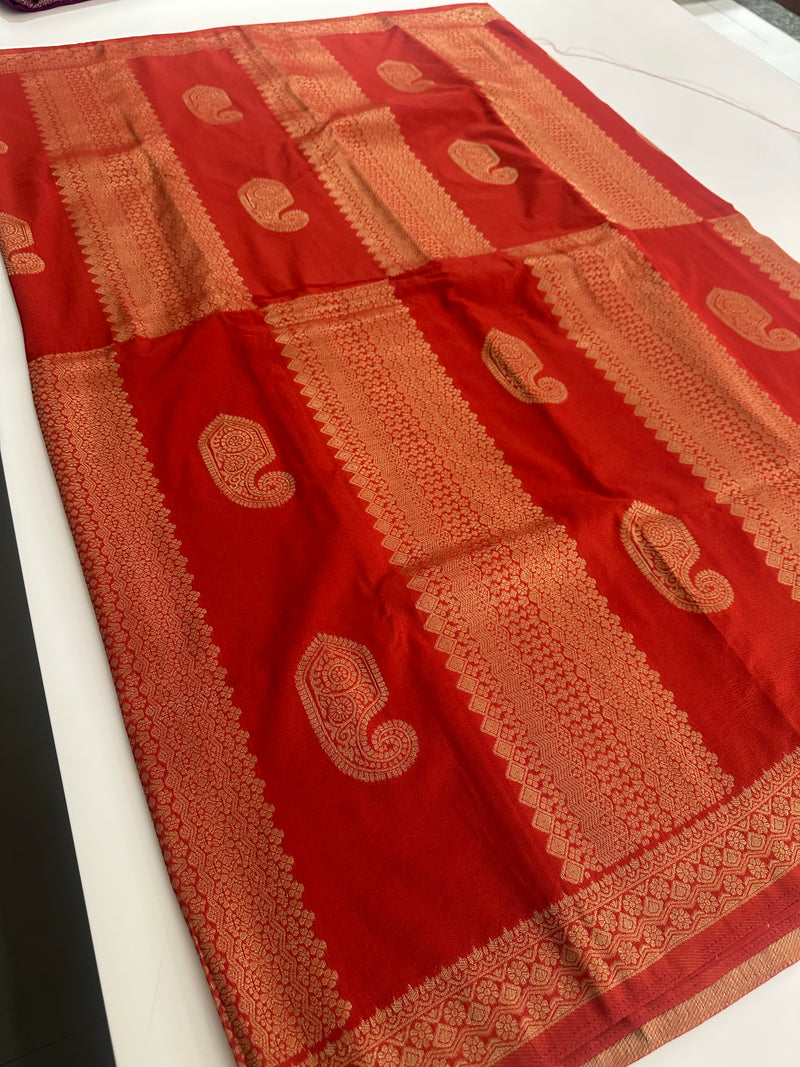 Banarsi Crape Fancy 🌹-AU6