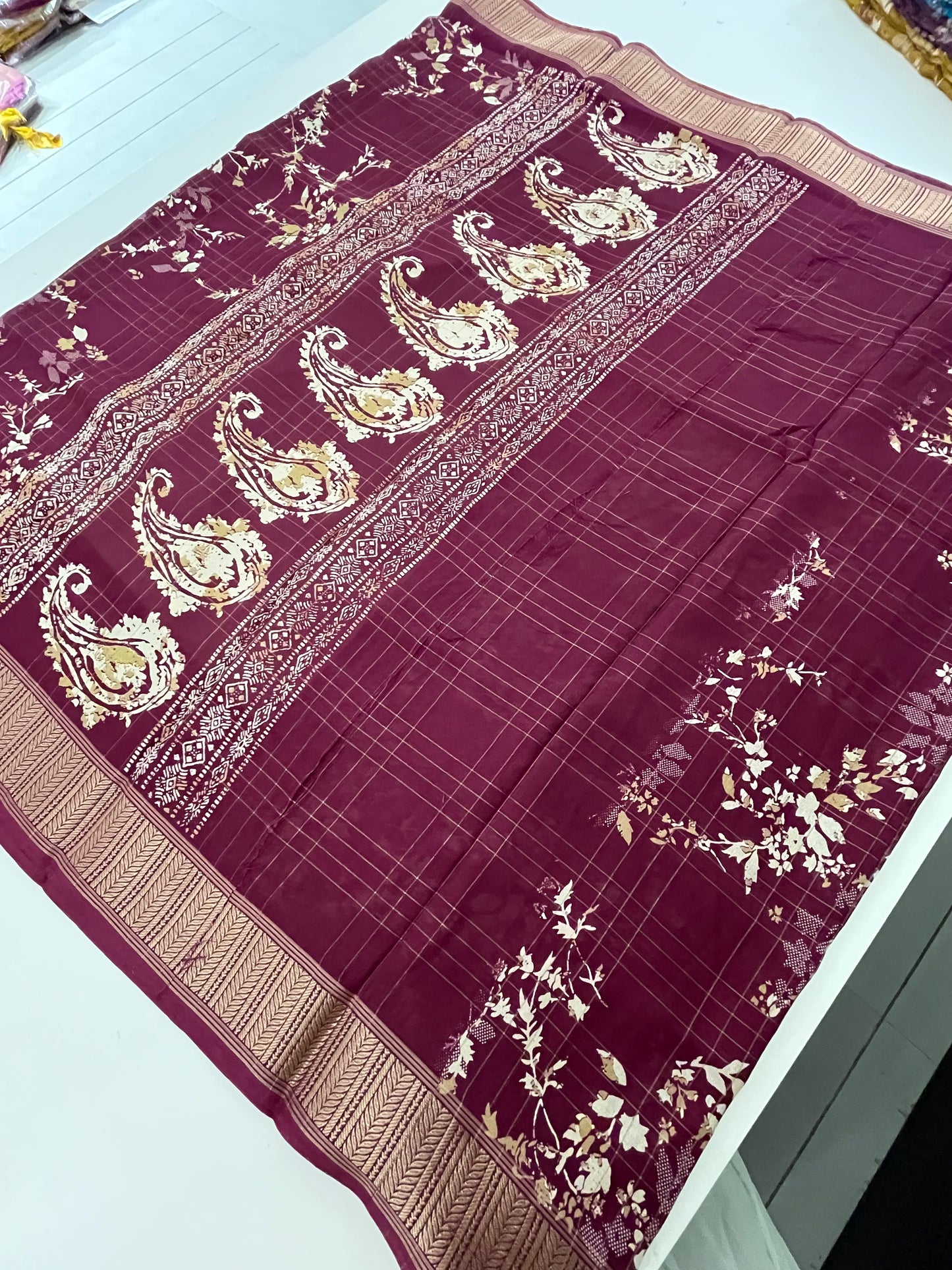 Tussar Printed