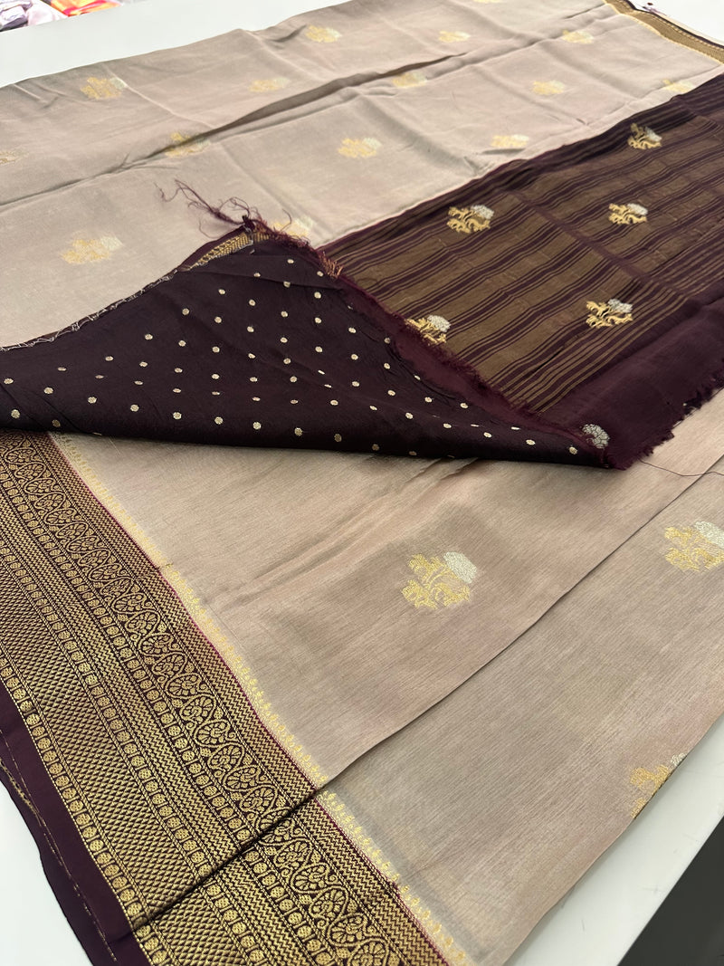 Premium Tussar Fancy Saree -AU6
