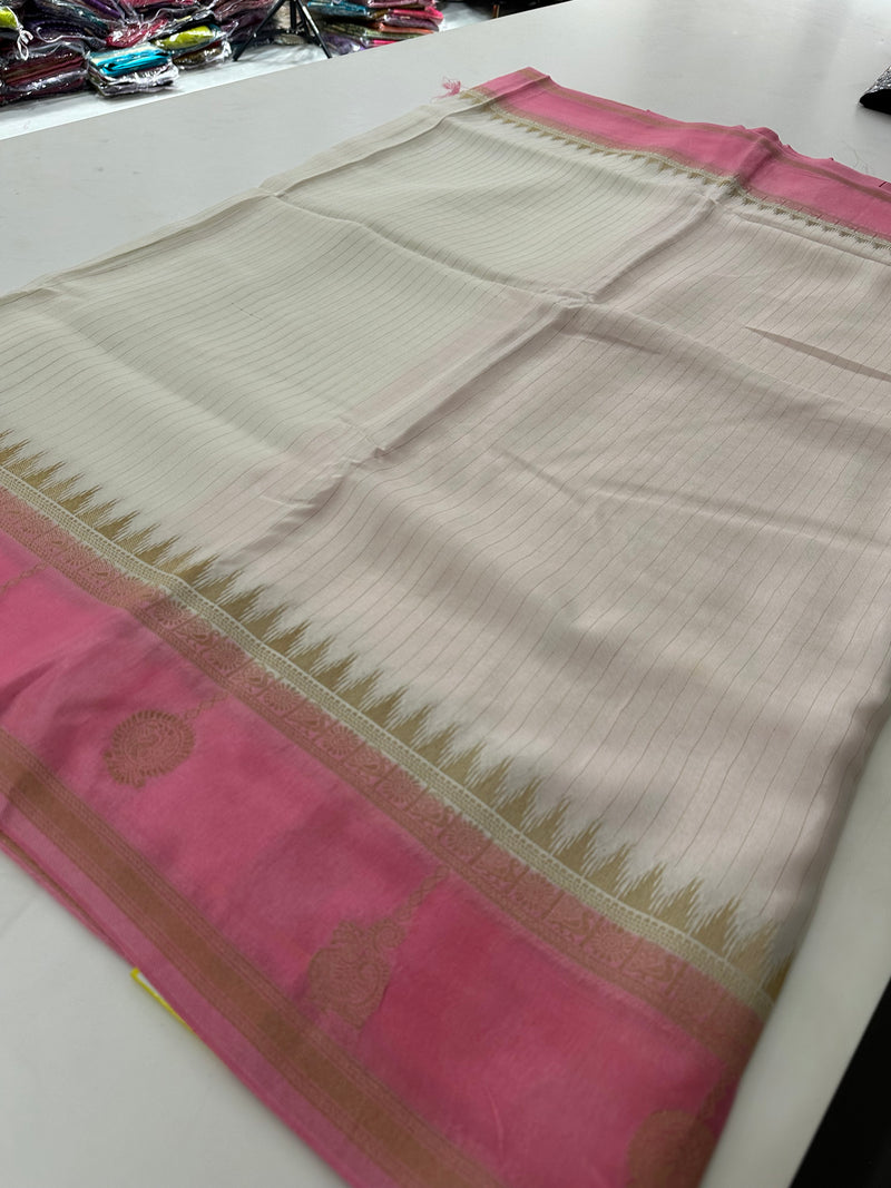 Viscose Banarsi Sarees-J6