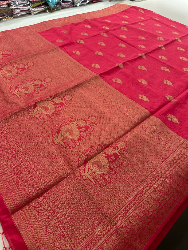 Venkatagiri Soft Cotton Saree- JU28