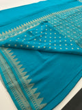 Designer Saree - Sapphire Crepe Georgette JU17