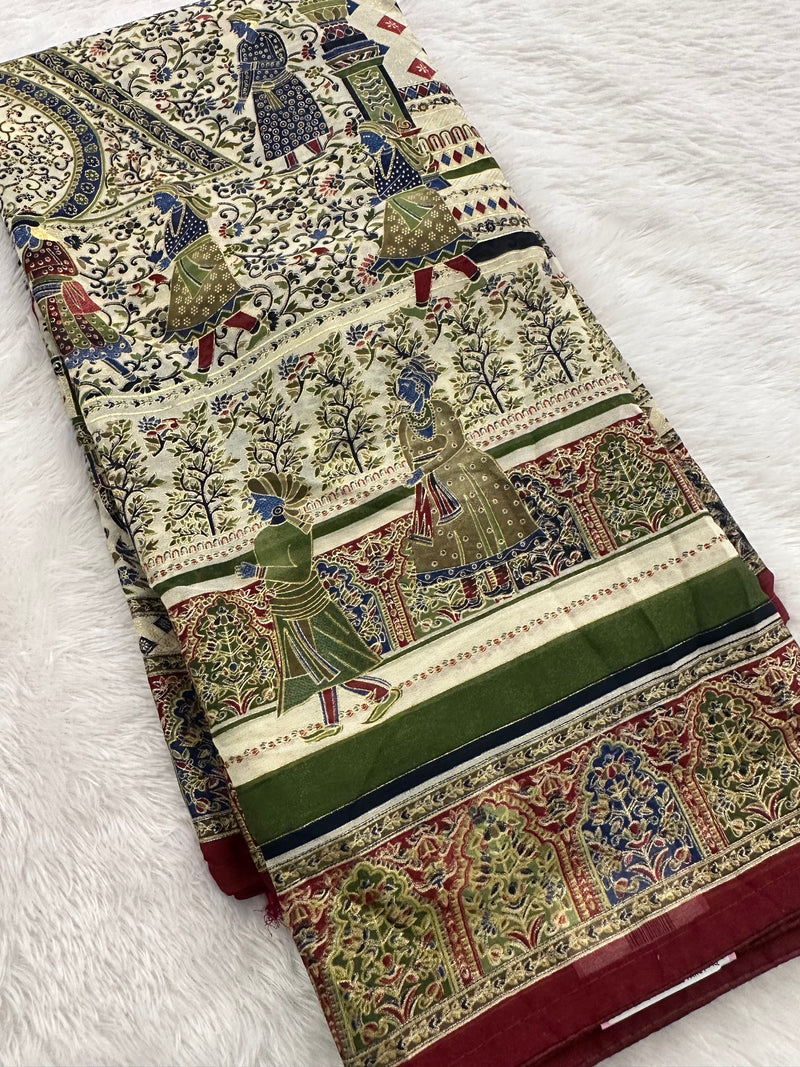 Brosso Chiffon Saree-J20