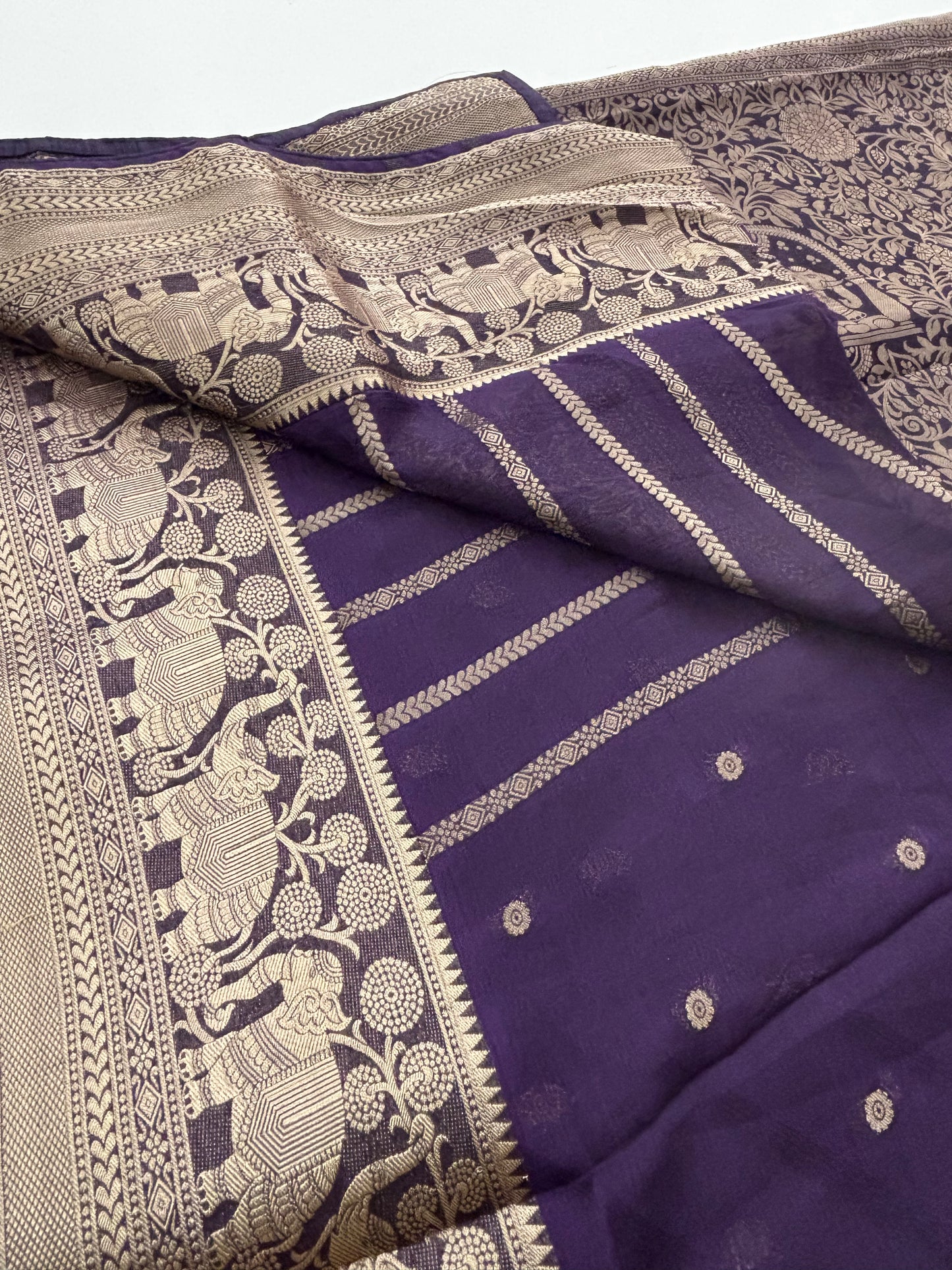 Premium Laser Chiffon Saree-M15