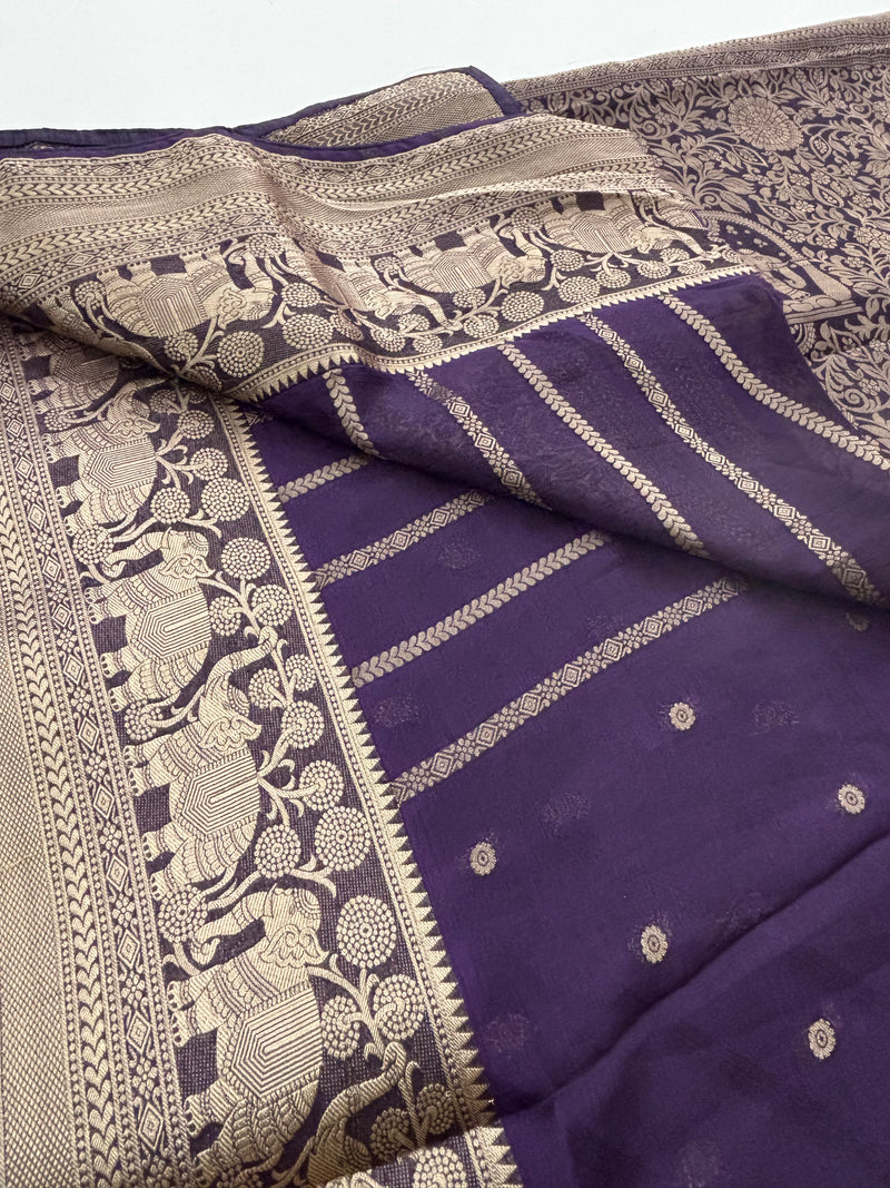 Premium Laser Chiffon Saree-M15
