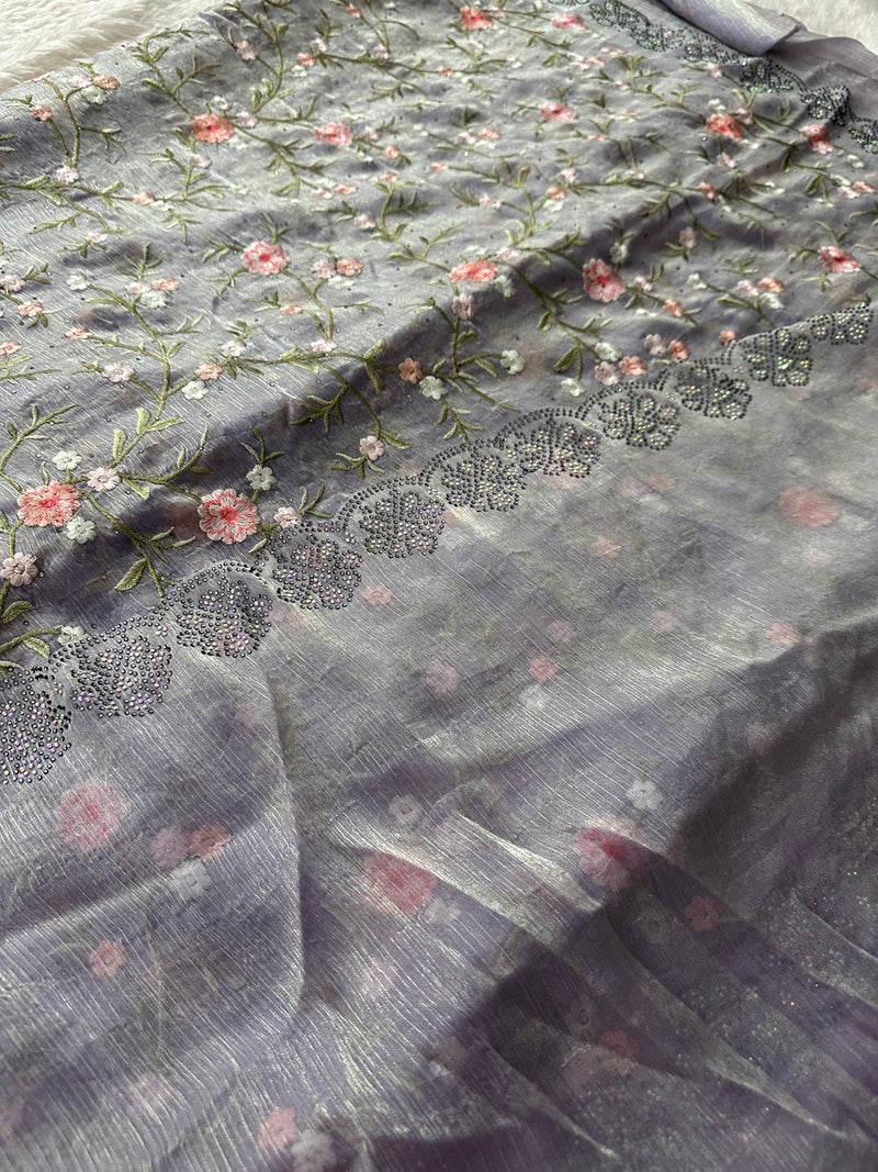 Embroidery Fancy Organza-M10