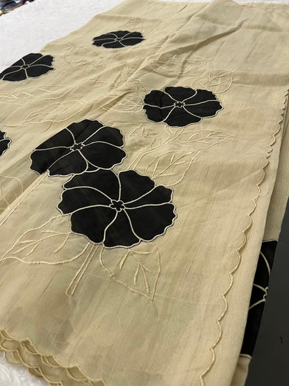 Tussar Appliqué J31