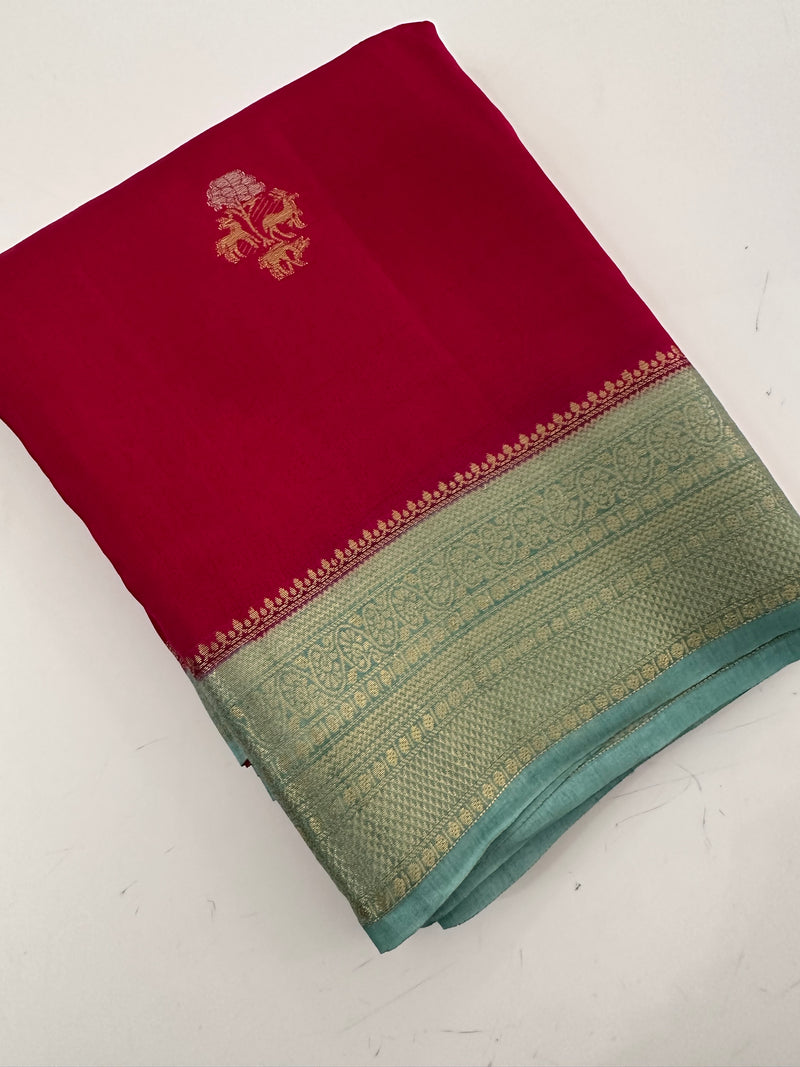 Premium Tussar Fancy Saree -AU6
