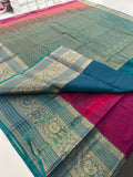 Semi Kanchi Silk Saree-JU16